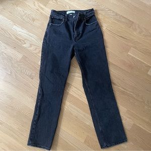 Curve Love Ultra High Rise 90s Straight Jean - Abercrombie Size 26 Short